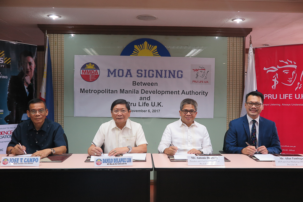 Pru Life UK signing of memorandum of agreement