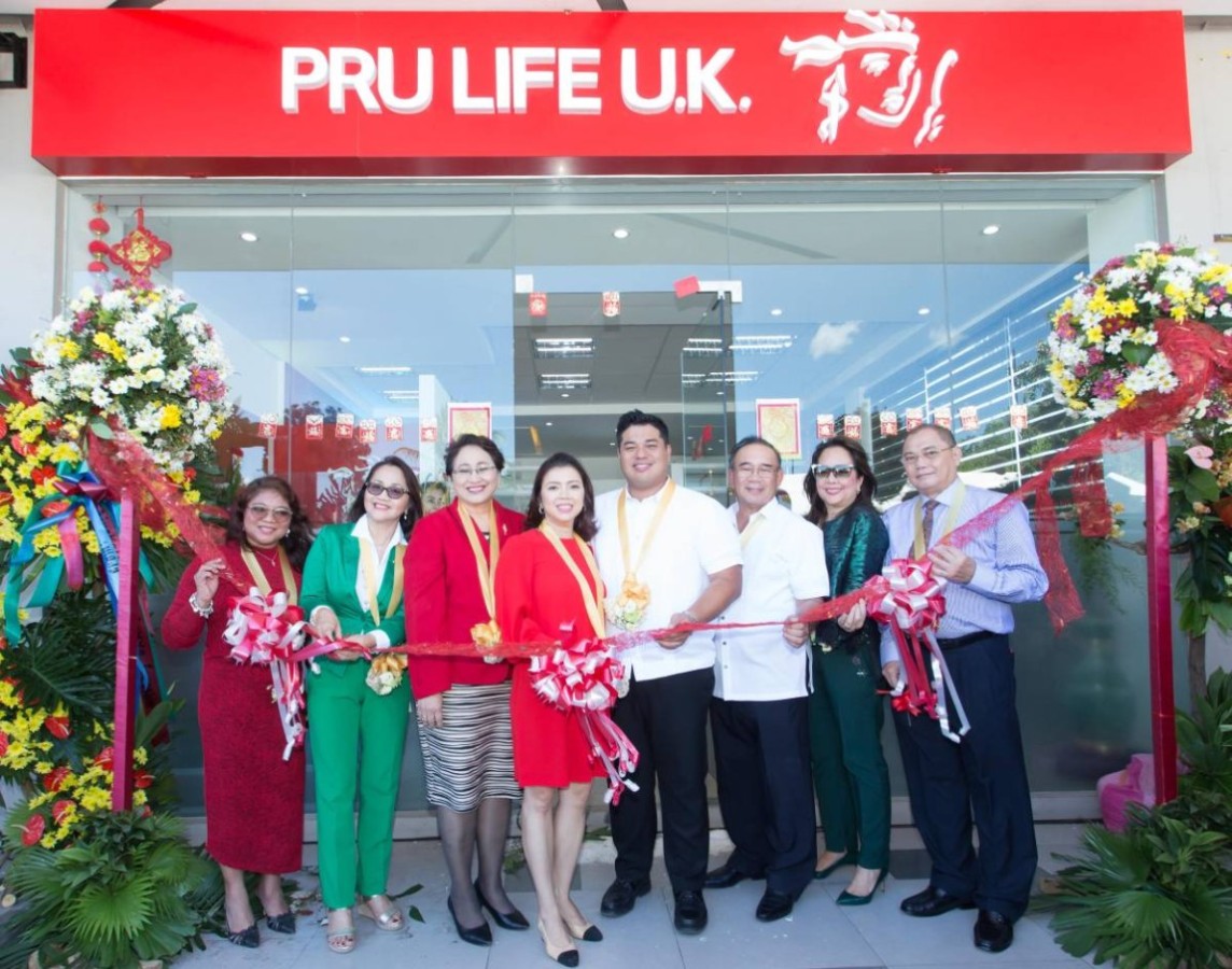 Executives at the opening of the Baliuag branch