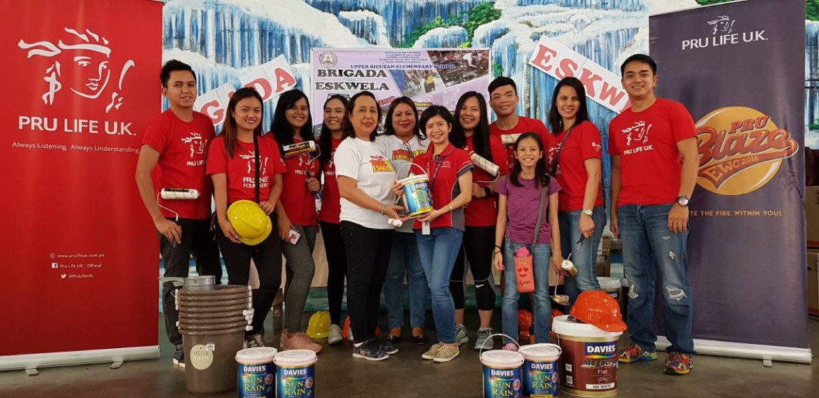 Pru Life UK Joins Latest Brigada Eskwela