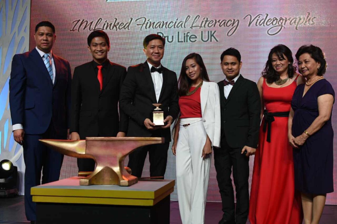 PRU Life UK Team at the 52nd Anvil awards