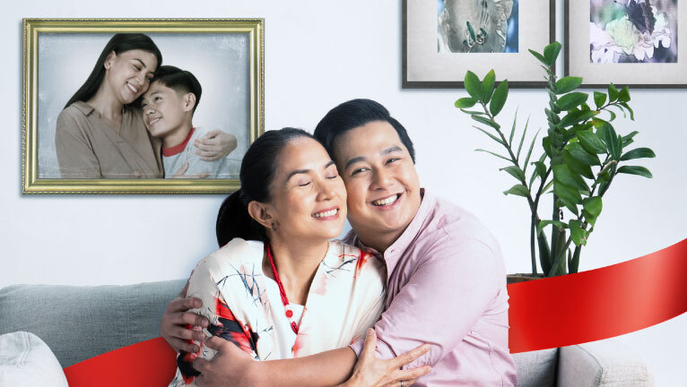 happy family with PRULove whole life coverage