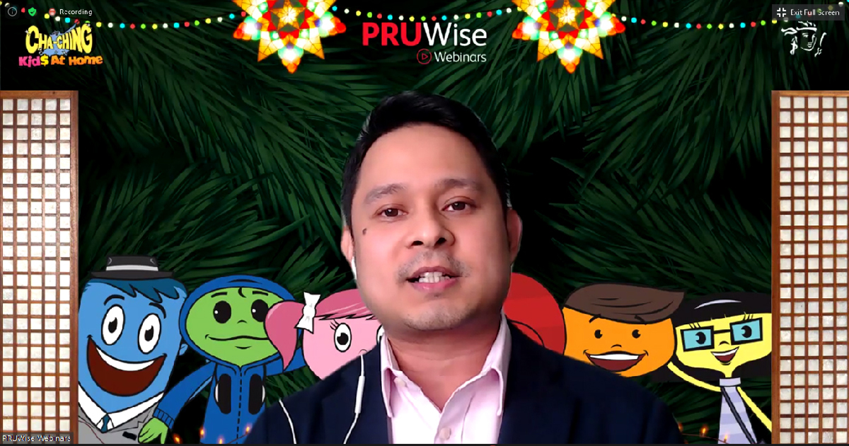 Mark Anthony Valino at the Cha Ching Webinar