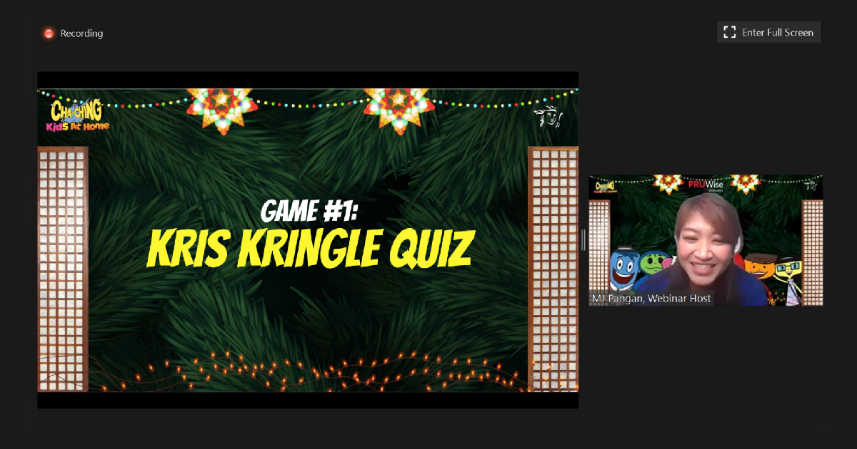 MJ Pangan hosts the Cha Ching Webinar 