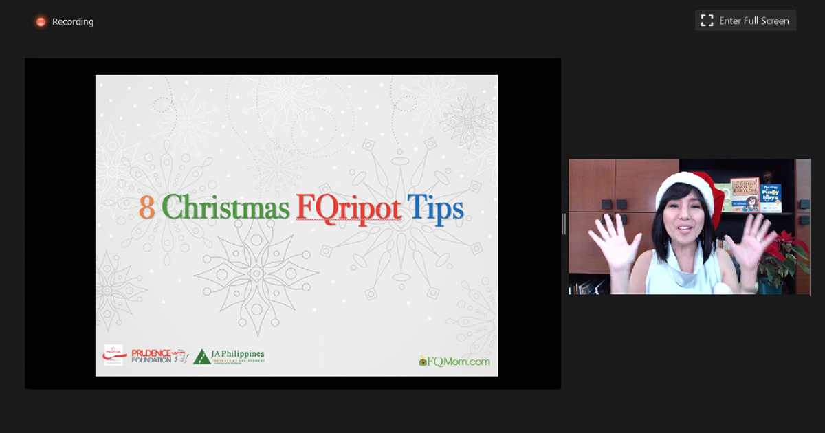 Rose Fres Fausto at the Cha Ching Webinar