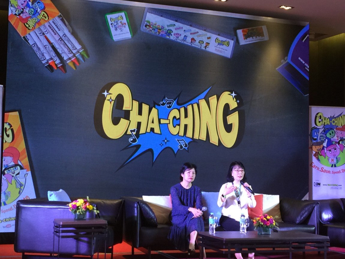 Discussing practices of Cha Ching curriculum