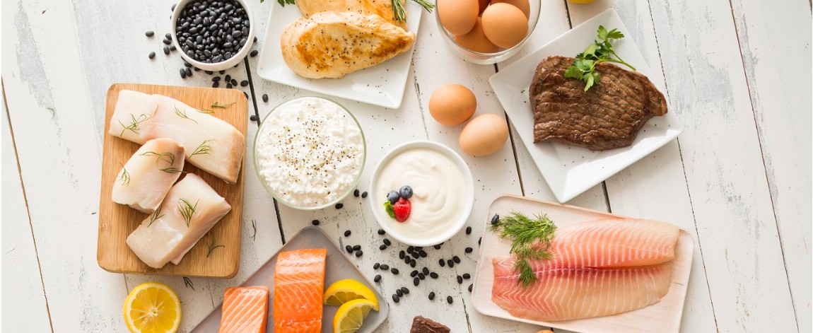 A table filled with healthy food