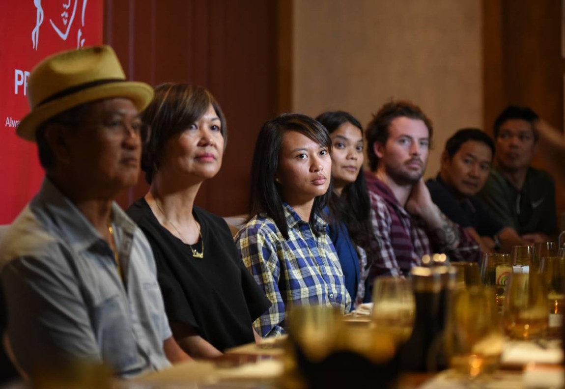 Coryn Rivera during PRURide 2018 presscon