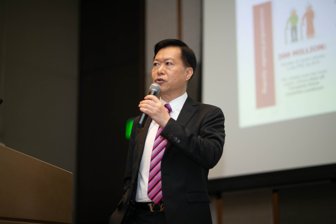 PCA Andrew Wong speaking at mHealth launch