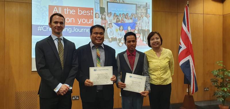 Chevening scholars British Embassy Head Pru Life