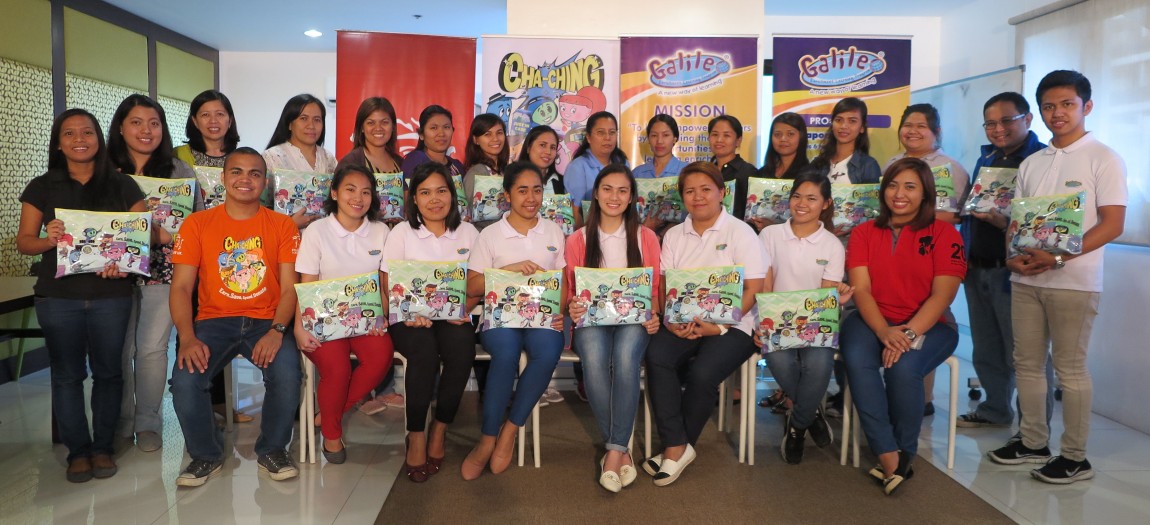 With teachers during training course