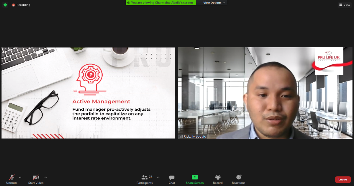 PLUK Investments zoom call active management