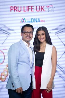 Allan Tumbaga with Liza