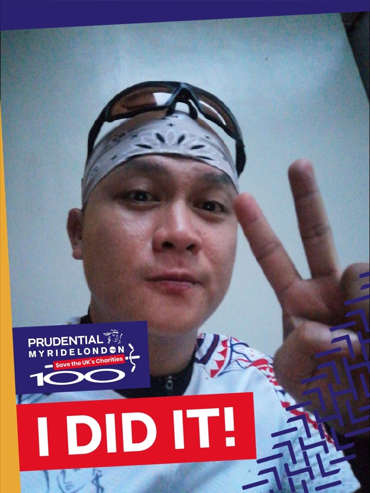 Ridelondon participant Ryan Benguel