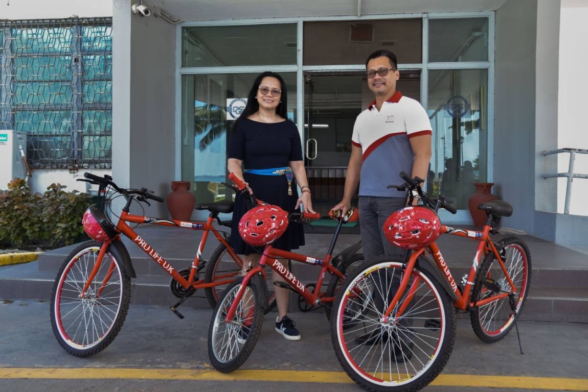 The bicycle donations