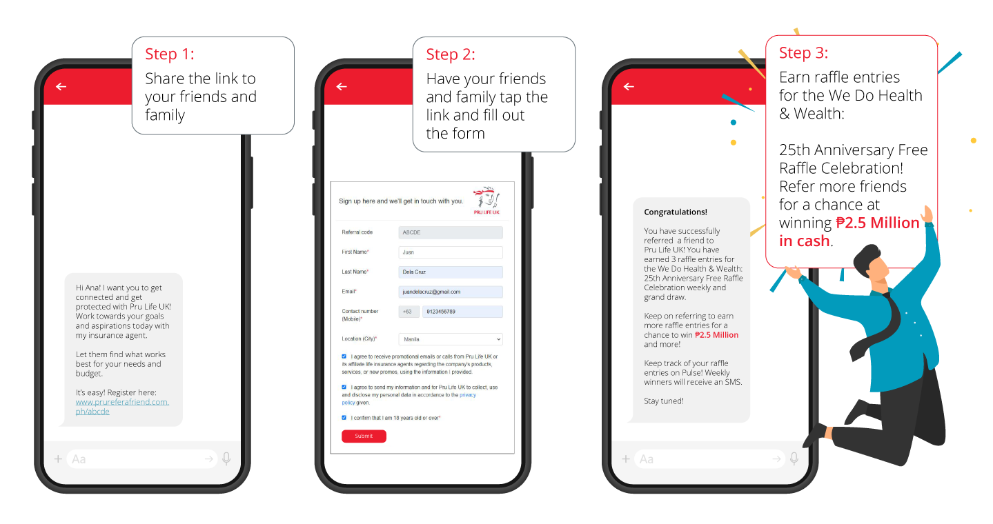  member get friend infograph
