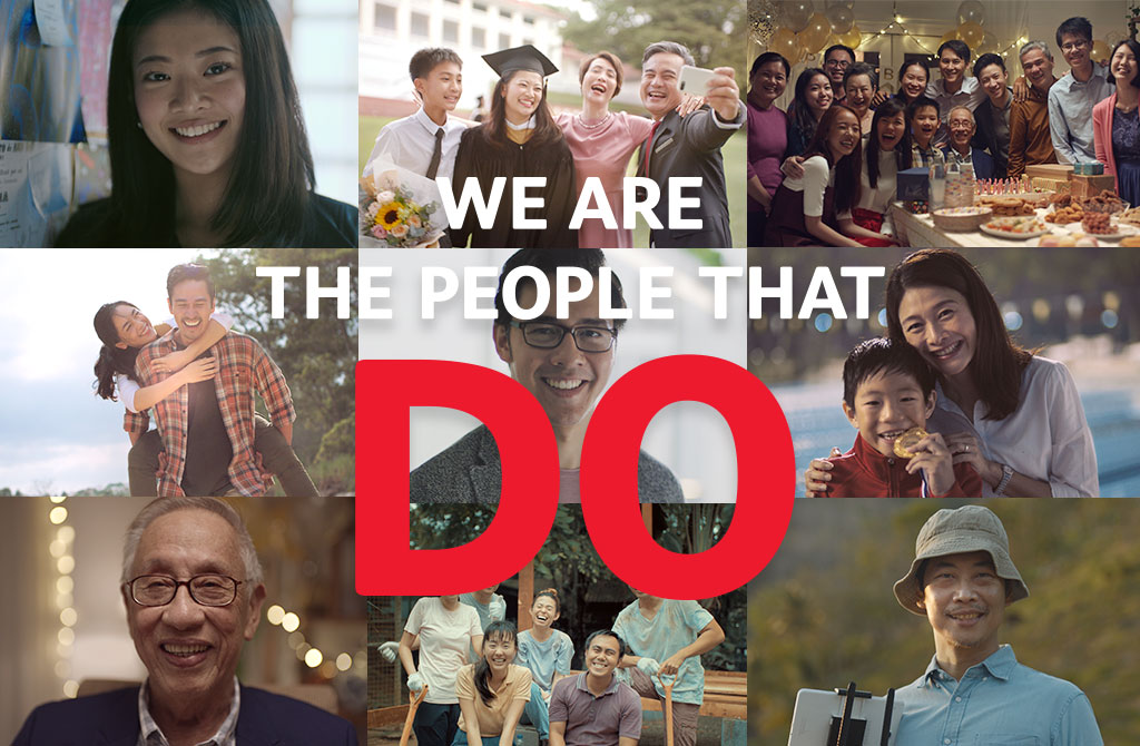 A collage of different people showing 